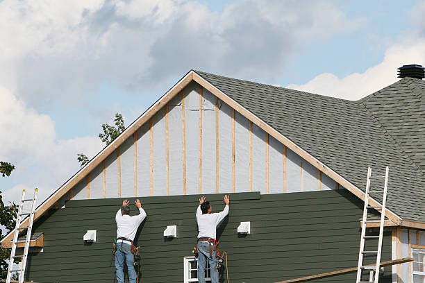 Professional Storm Damage Siding Repair technician working in New Providence, NJ